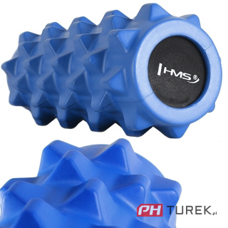 Fs107 31.5 cm wałek fitness roller niebieski hms