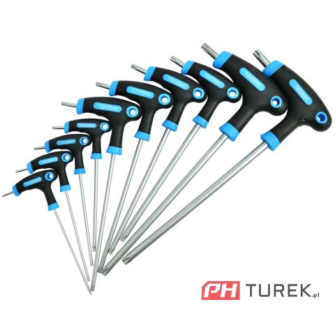 Klucze wkrętaki torx t9-t50mm 10szt geko