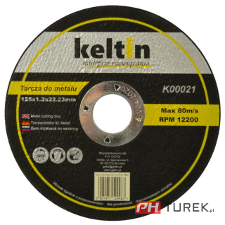 Tarcza do cięcia metalu 125 x 1.2mm keltin 25szt