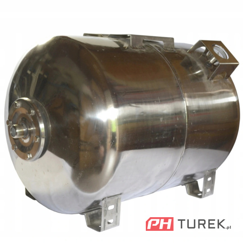 Zbiornik przeponowy 100l inox poziomy