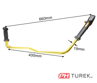 Uniwersalna kierownica kos z manetką rączka kosy