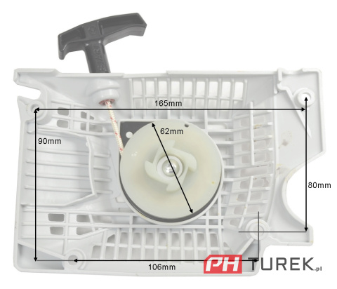 Rozrusznik kompletny pilarki 45 52 58cc szarpak