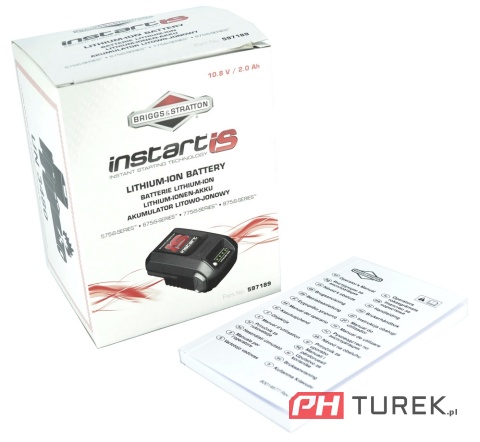 Bateria akumulator Briggs instart 597189 2 Ah 10,8 V 575 675 775 875 Series