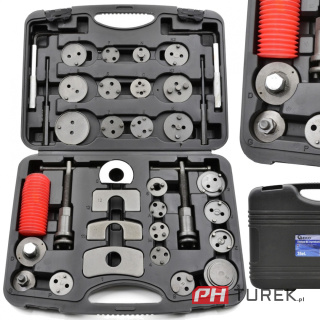 Zestaw do wyciskania tłoczków hamulcowych 35 el.