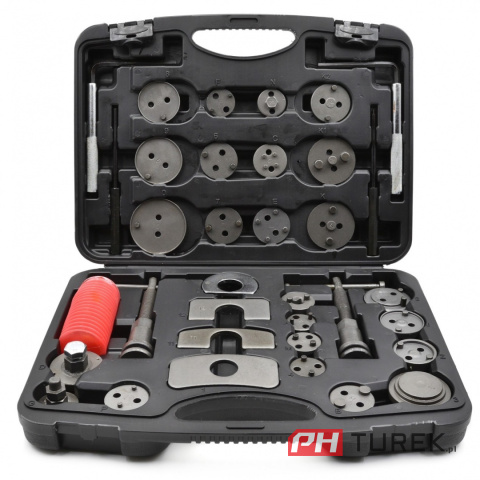 Zestaw do wyciskania tłoczków hamulcowych 35 el.