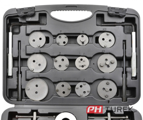 Zestaw do wyciskania tłoczków hamulcowych 35 el.