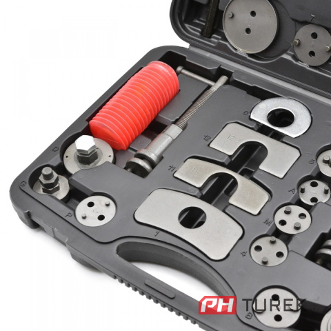 Zestaw do wyciskania tłoczków hamulcowych 35 el.