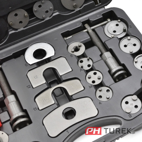 Zestaw do wyciskania tłoczków hamulcowych 35 el.