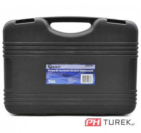 Zestaw do wyciskania tłoczków hamulcowych 35 el.