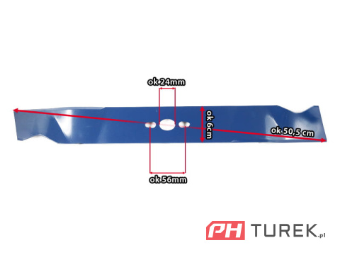 Nóż kosiarki 50,5 cm ryobi rlm52 NAC ls50-575 s511