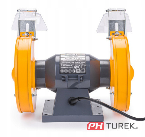 Szlifierka stołowa powermat 1500w 2x kamień tarcza