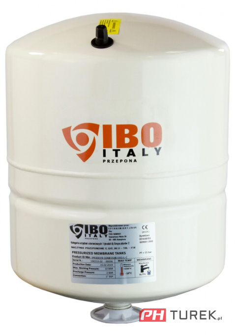 Zbiornik przeponowy hydroforowy ibo italy fix 19l