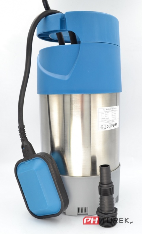 Pompa zatapialna z pływakiem multi ip 800 inox 230v ibo pływak