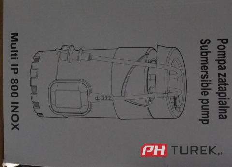 Pompa zatapialna z pływakiem multi ip 800 inox 230v ibo pływak
