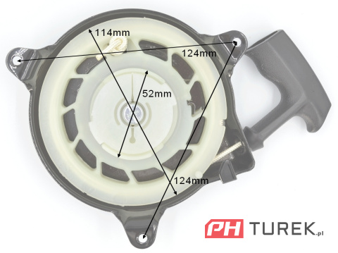 Rozrusznik szarpak kosiarki briggs stratton 499706