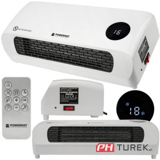 Kurtyna powietrzna grzejnik ceramiczny 2000w pilot