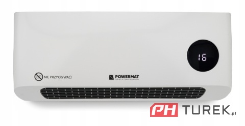 Kurtyna powietrzna grzejnik ceramiczny 2000w pilot