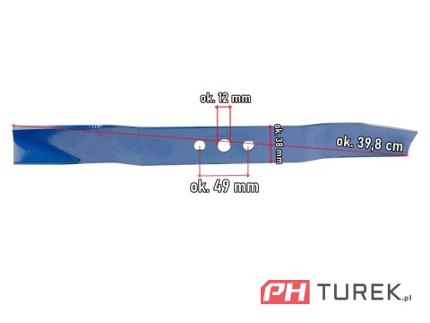 Nóż kosiarki 40cm 39,8cm NAC ls40-150 spslm14101