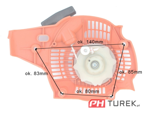 Rozrusznik starter kompletny Husqvarna 235 236 240