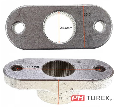 Uchwyt noża traktorka mtd wieloklin 246mm 748-0300