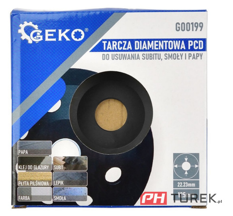 Tarcza diamentowa pcd do smoły papy subitu 125mm