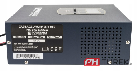 Zasilacz awaryjny ups lcd 800va 500w przetwornica