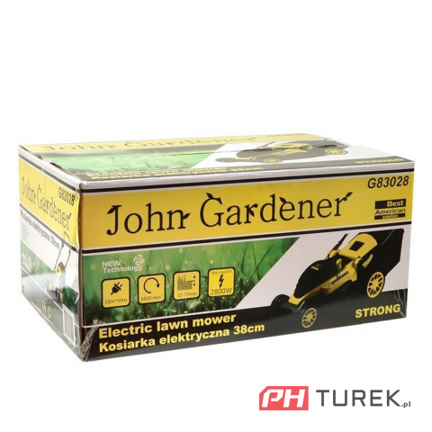 Kosiarka elektryczna 38cm 1700w johngardener