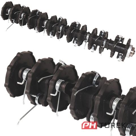 Wałek roboczy ze sprężynkami aeratora NAC sce180 mex180-40