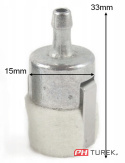 Uniwersalny filtr paliwa pilarki kosy tl26 tl52 tl43
