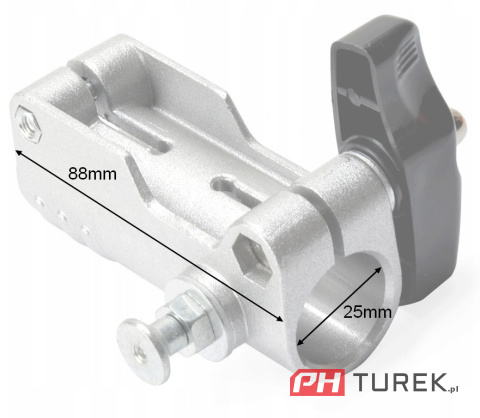 Łącznik kosy spalinowej chińskiej na rurę 25mm