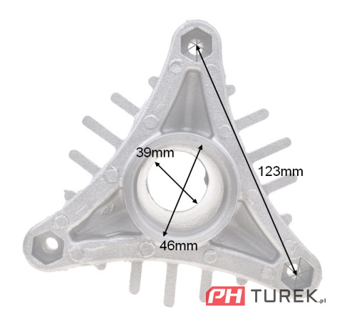 Adapter noża craftsman Husqvarna lt 120 125 165579