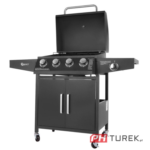 Ogrodowy grill gazowy 4+1 14,5 kw ruszt 5 palników