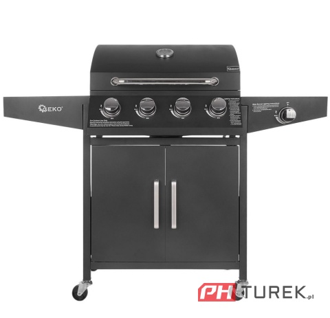 Ogrodowy grill gazowy 4+1 14,5 kw ruszt 5 palników