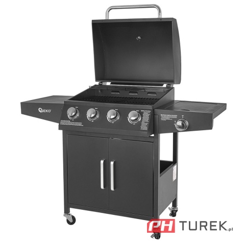 Ogrodowy grill gazowy 4+1 14,5 kw ruszt 5 palników