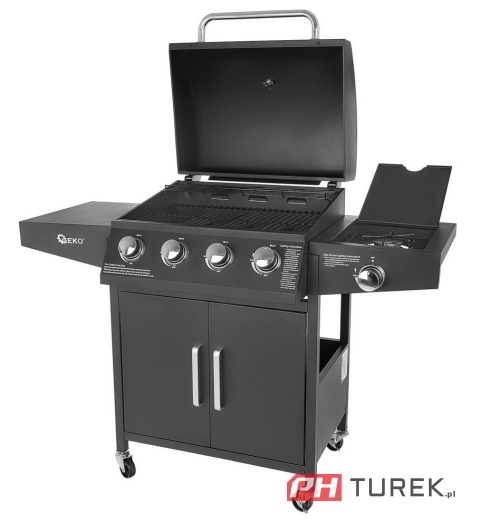 Ogrodowy grill gazowy 4+1 14,5 kw ruszt 5 palników