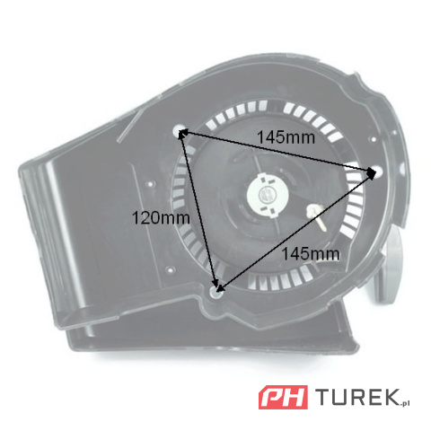 Szarpak, rozrusznik kosiarki stiga ggp sv40 sv150