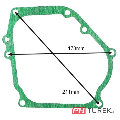 Uszczelka miski olejowej honda gx160 200 zongshen 168f