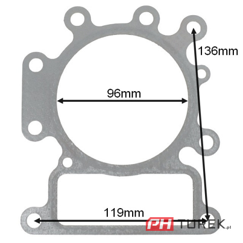 Uszczelka głowicy cylindra briggs ohv 796584 699168