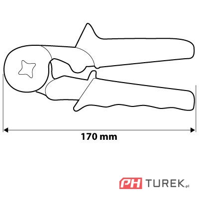 Zaciskarka automatyczna tulejek praska kabli 0,25-6mm2 neo