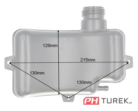 Zbiornik paliwa kosiarki spalinowej NAC t475 t575 t680 gruby gwint