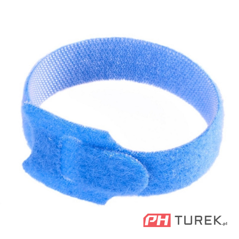 Opaska rzep organizer do kabli 150mm x 12mm - zestaw 12szt