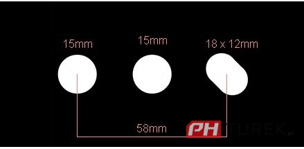 Nóż NAC kosiarki 46 cm NAC mielący s460 c460 c460v s460v