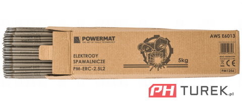 Rutylowe elektrody spawalnicze 2,5mm 5kg mma