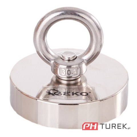 Magnes neodymowy 170kg - zestaw z liną 20m i rękawicami