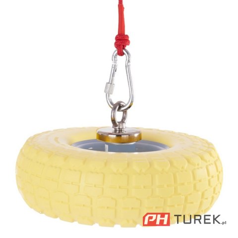 Magnes neodymowy 170kg - zestaw z liną 20m i rękawicami