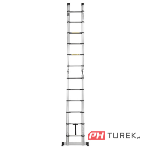 Drabina teleskopowa aluminiowa przegubowa 3,8m 150kg