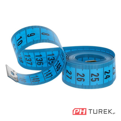 Metr krawiecki miara zwijana 150cm dwustronna
