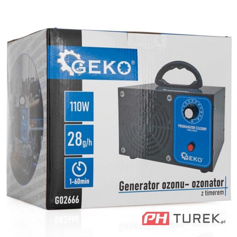 Generator ozonu ozonator z timerem 28000mg/h 1-60min