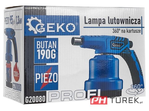 Lampa lutownicza na kartusze 190g piezo