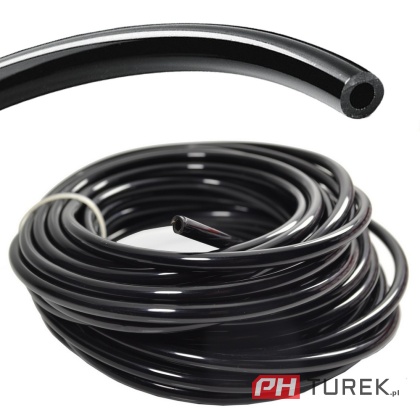 Przewód paliwa piły czarny 3 x 5mm wężyk kosy 50cm na metry wykaszarki